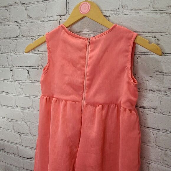 𝅺PINK heart High low Pink Tank Top Dress - Picture 10 of 15